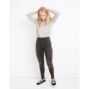 Madewell, Size 28, Curvy High-Rise Skinny Jeans in Black Sea